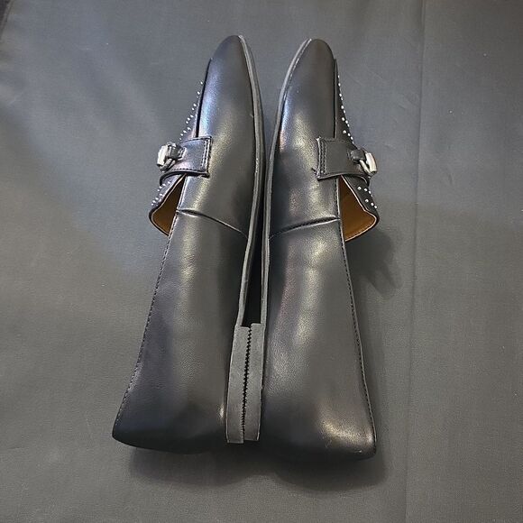 BRAND NEW REPORT RENDER LOAFERS WITH SILVER DETAILING DESIGN FLAT - Picture 10 of 15